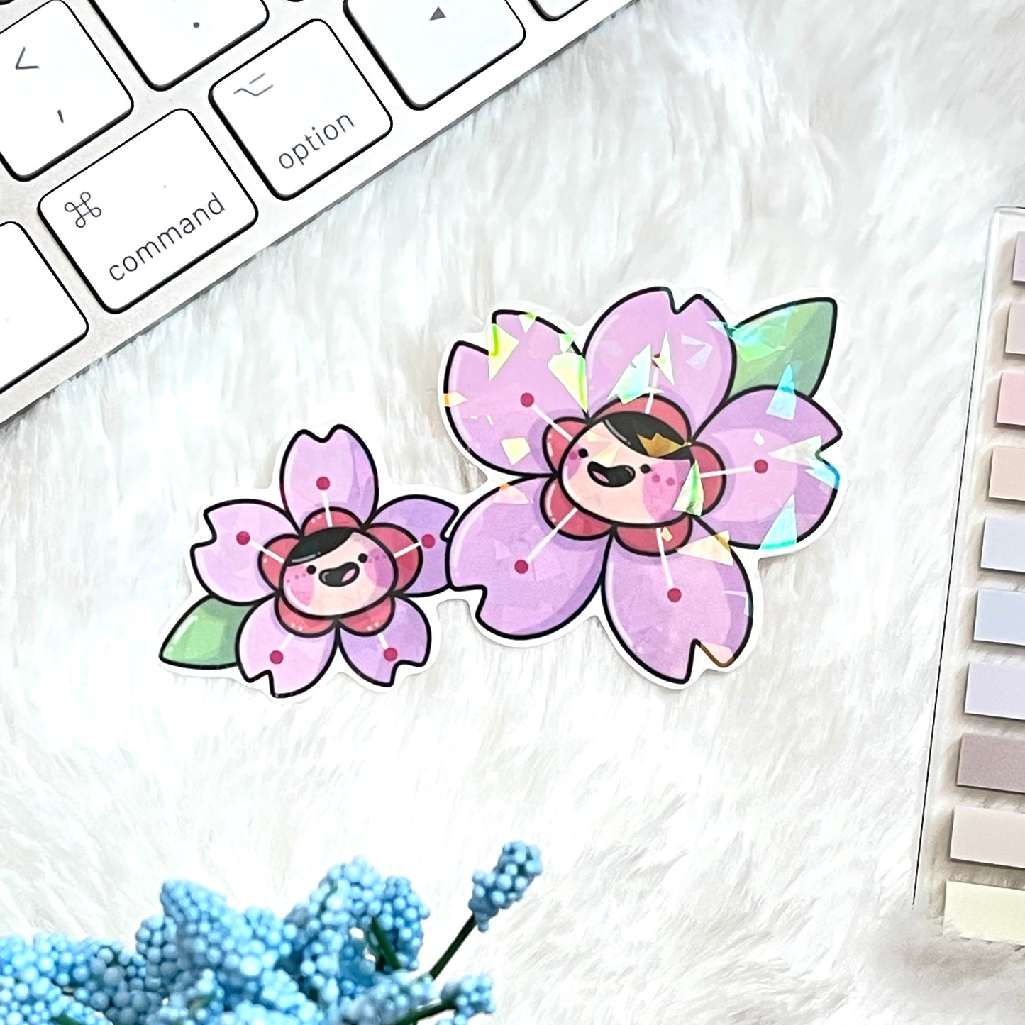 Cherry Blossom Sakura Cherish Pals -Die-Cut Vinyl Sticker